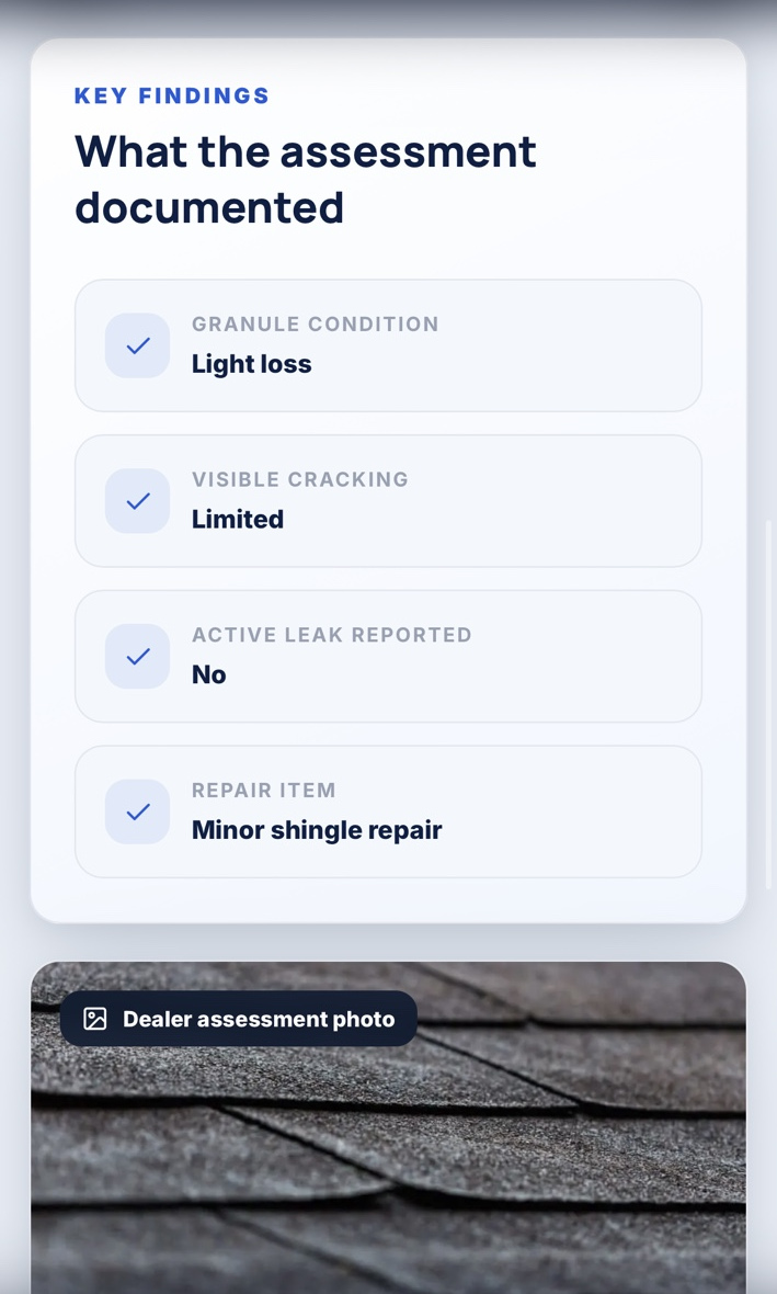RoofIQ homeowner findings